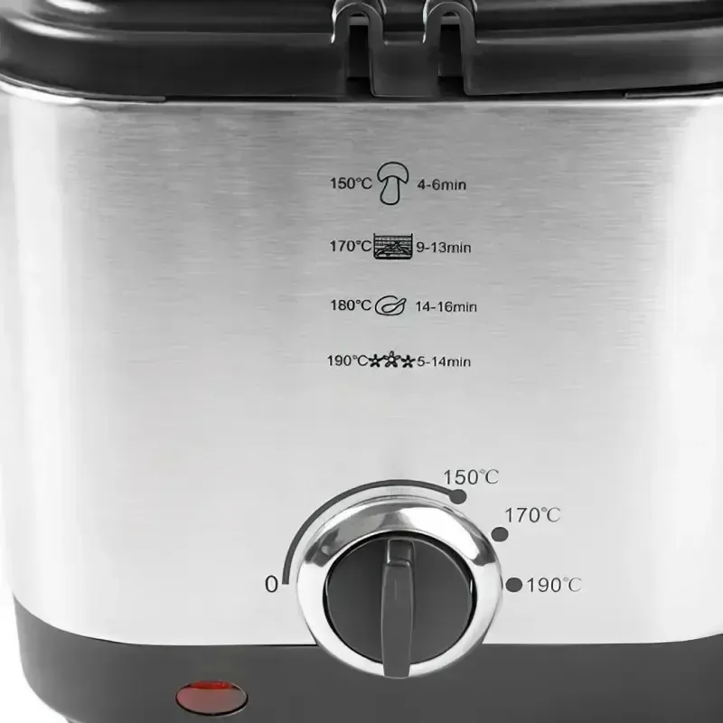 Фритюрница для дома на 1,5 л Crownberg CB 5542, 1200 Вт для картошки фри, нагетсов Коломыя - изображение 4