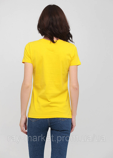 Футболка базовая Stedman Classic-T Unisex женская приталенная желтая (ST2600-SUN ) Киев - изображение 4