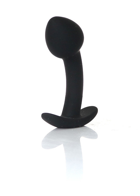 Анальная силиконовая пробка Jewellery Curved PLUG- S Sex Aura Киев - изображение 7