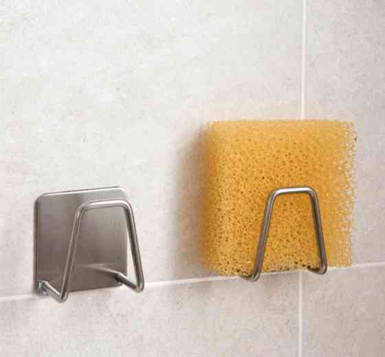 Набор из 2-х держателей для кухонной губки и мелочей металические Винница