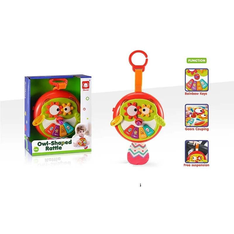 Брязкальце Пташка ноти мелодії пісні підсвічування тріскачка шелестящие елементи шестерні кільце для підвішування (836) Чернігів - фото 1