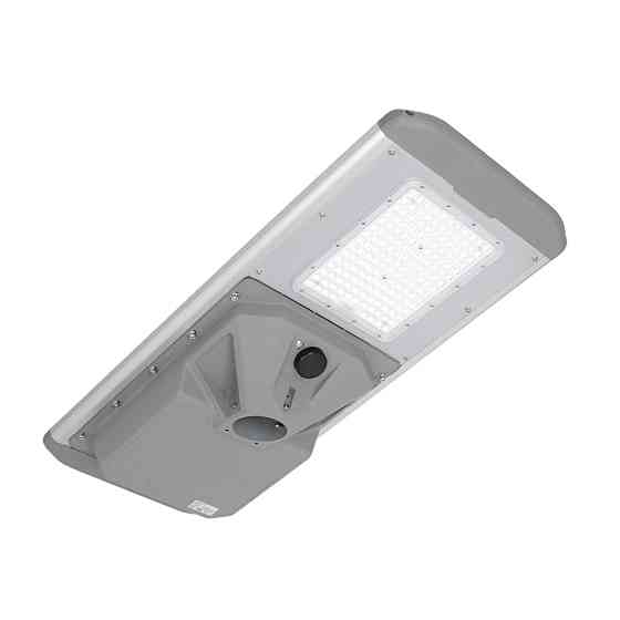 SOLAR LED-ліхтар Anern AN-SLV-40W, 18V 65W, 162LED, 320WH LiFePO4, 210lm/w, 120°, заряд 8 ч, разряд 4 часа, IP66. Aluminium + Київ