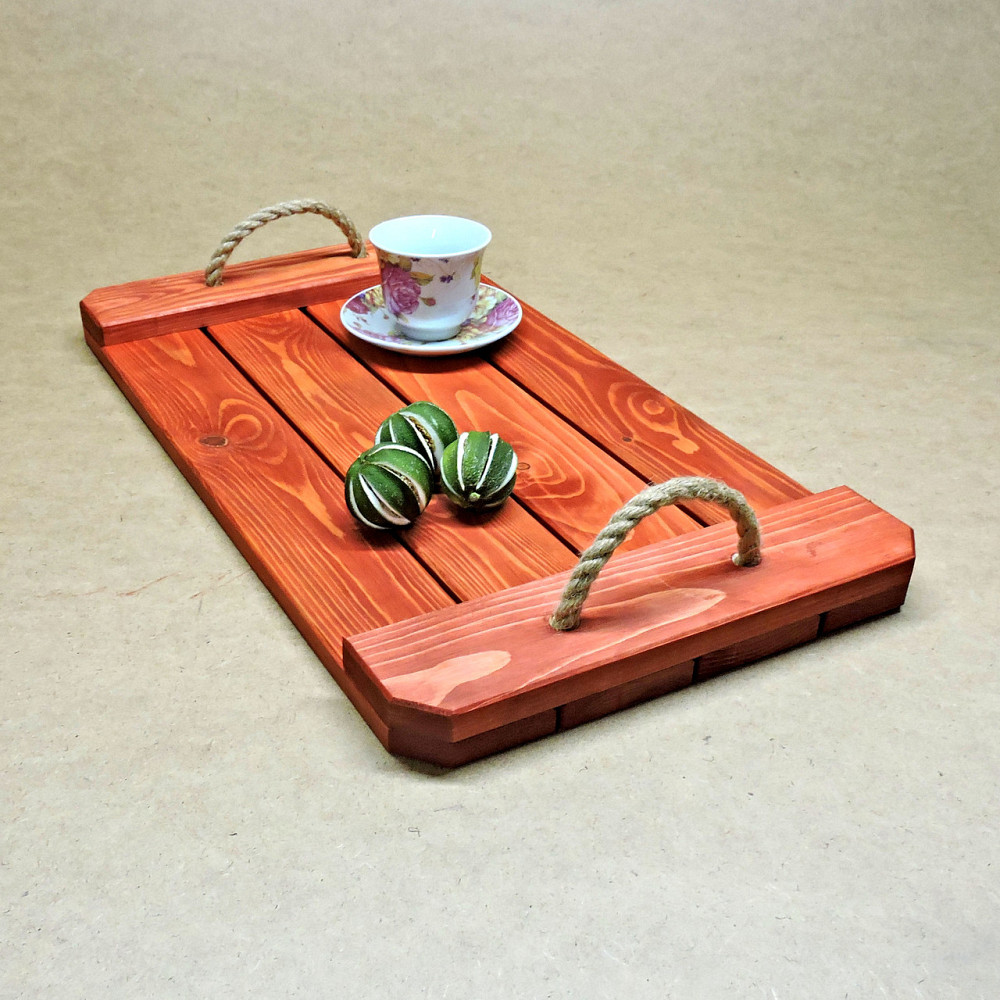 Піднос дерев'яний "Брюссель" корал Миколаїв - фото 1
