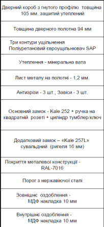 Двері вхідні Бастіон Стайл МАКС Елегант 3 Дюна Солани/Бетаон сніжний 960х2050 мм Київ