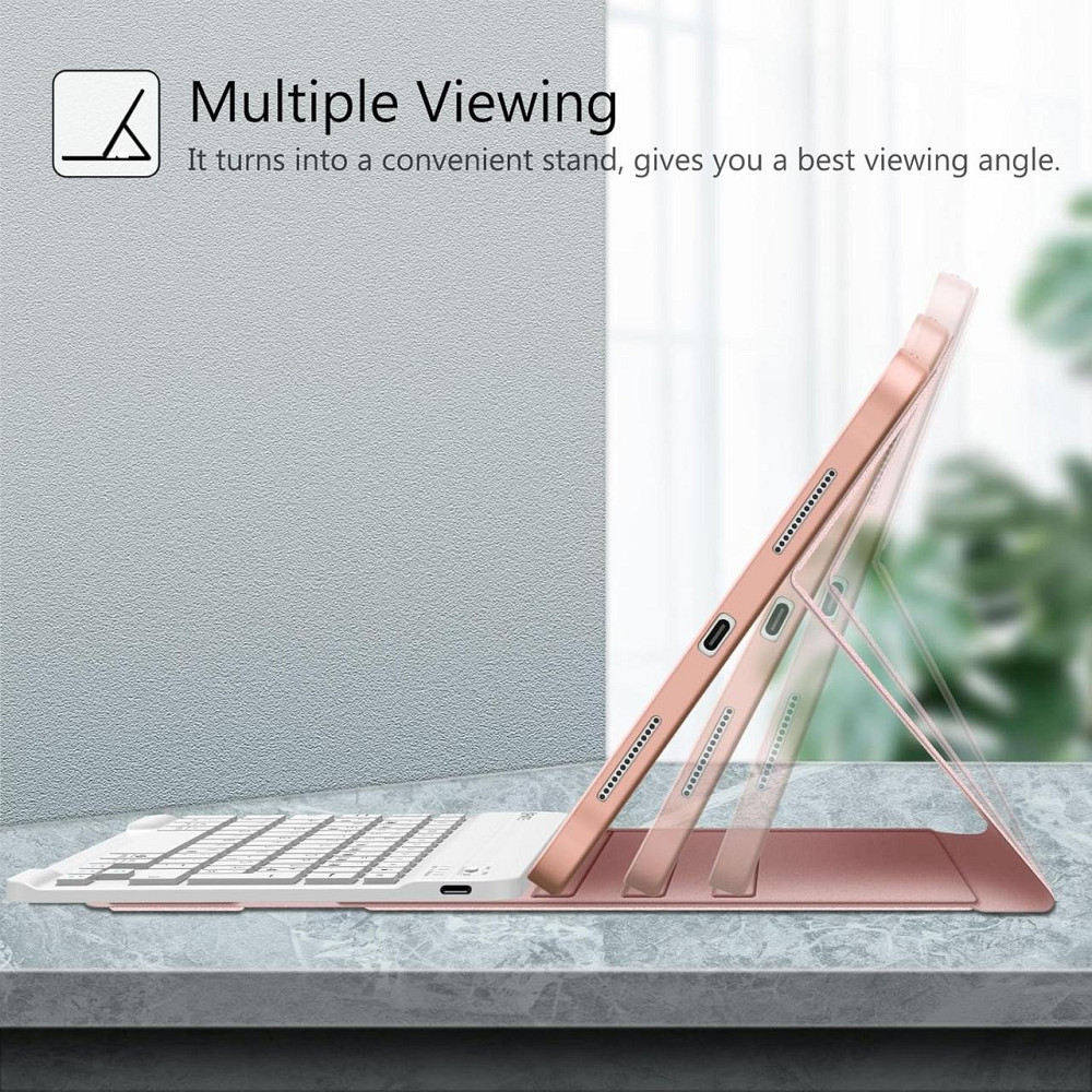 Фірмовий чохол клавіатура Fintie для iPad A16 11 покоління 2025/ 10-го покоління (2022) A2696 / A2757 / A2777 з тримачем олівців Дніпро - фото 8