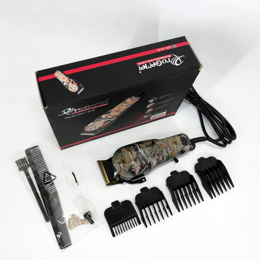 Электробритва для стрижки головы GEMEI GM-1018, Машинка для стрижки волос проводная QZ-98 Львов - изображение 10