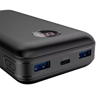Батарея универсальная Canyon PB-2002 20000mAh, PD/20W, QC/3.0/22.5W, Black (CNE-CPB2002B) Винница - изображение 3