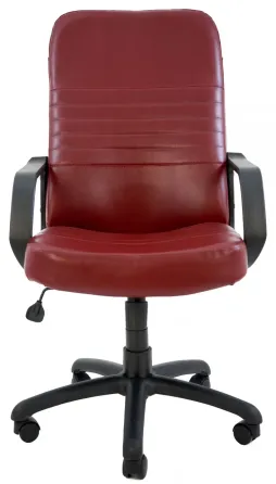 Офісне Крісло Керівника Richman Prius Zeus Deluxe Bordo Пластік М3 MultiBlock Бордовий Київ