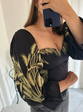 Женская романтичная блуза-корсет с вышивкой 80% хлопок, 20% полиэстер. Одесса