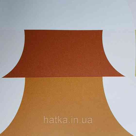 Шпалери вінілові Lutece Bensimon абстракція геометрія фігури яскраві теракотові білі салатові на молочному Київ