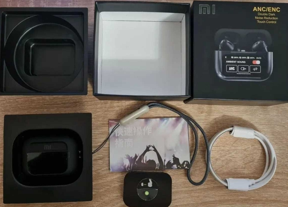 Беспроводные наушники с дисплеем Xiaomi Tour Pro6 ANC Black Screen. Киев - изображение 1