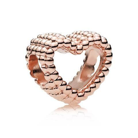 Срібна намистина Пандора    "Бісерне серце" 787516 MasterSem Київ - фото 1