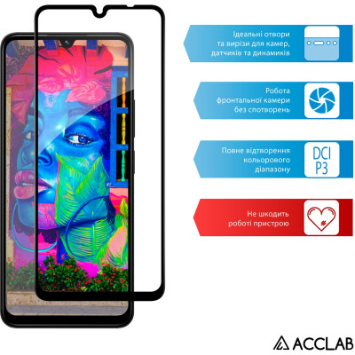 Стекло защитное ACCLAB Full Glue Xiaomi Redmi 14C Black (1283126598838) Винница - изображение 5
