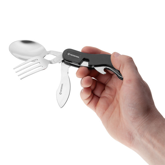 Мультитул INTERTOOL HT-0543 5 в 1, чохол - мультитул, який завжди з собою Львів - фото 6