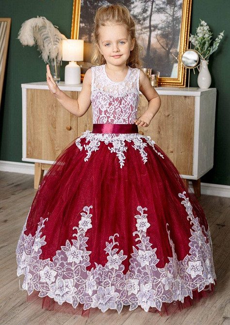 Длинное нарядное платье Кружево на 5-7 лет Кривой Рог - изображение 9