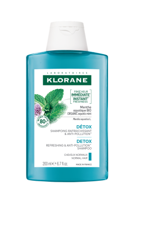 Клоран М'ята шампунь детокс Klorane Shampooing détox à la Menthe aquatique, 200 мл new Дніпро