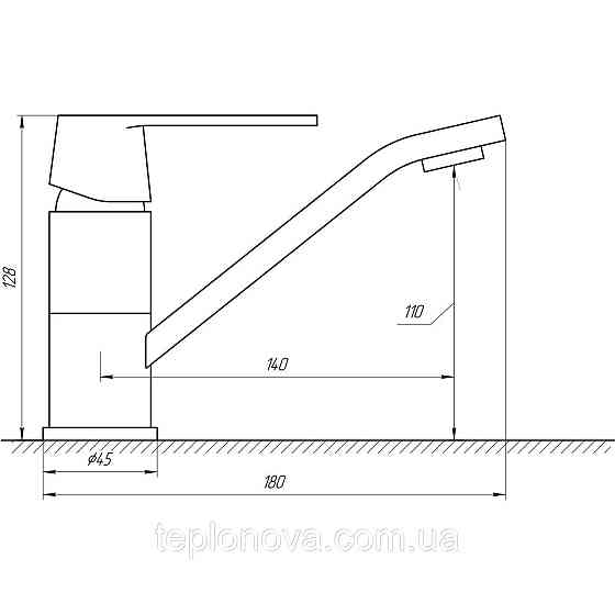 Смеситель для умывальника Globus Lux Laguna GLA-0203MQ-10-BB Черновцы