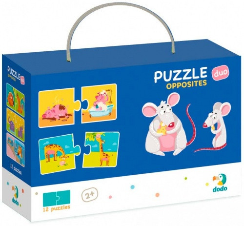 Дитячі пазли Протилежності DoDo 300151, 24 елемента Вінниця - фото 1