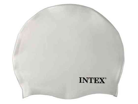 Шапочка для плавания белый от 8-ми лет силикон арт.55992 ТМ INTEX Киев