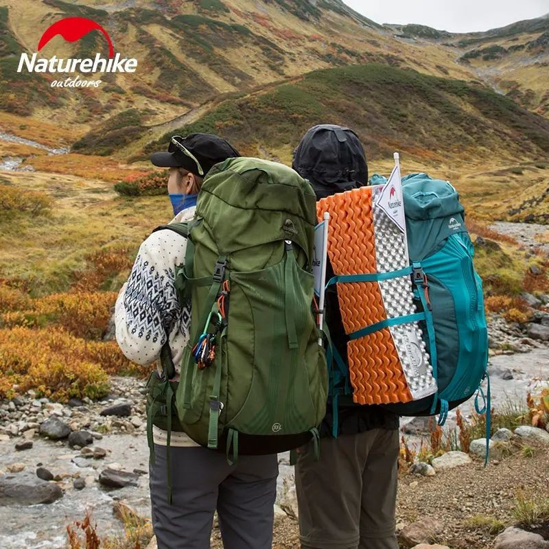 Рюкзак туристичний Naturehike NH16Y020-Q, 55 л, блакитний Киев - изображение 6