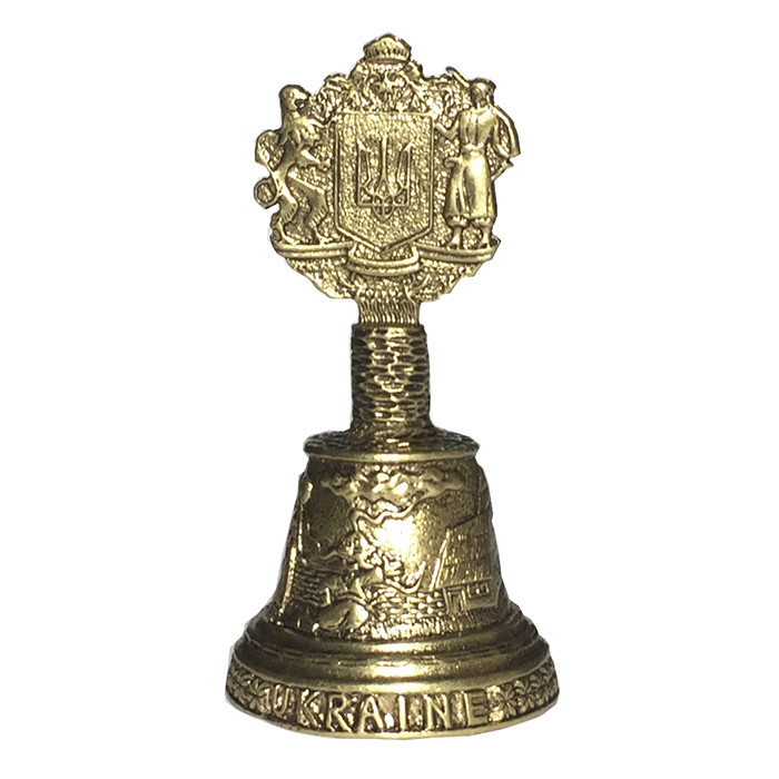 Колокольчик сувенир из бронзы Украина Киев - изображение 1