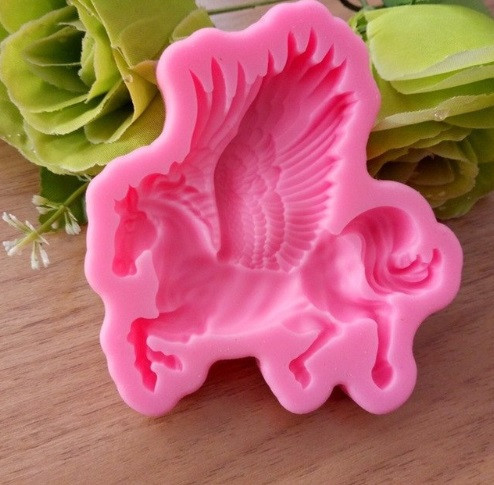 Молд силиконовый Пегас 85 на 89 мм розовый Киев - изображение 3