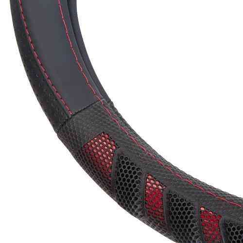 Чохол керма VLOD-L2628 BK/RD M шкіряний чорний з бордовим Харків