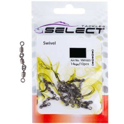 Вертлюг Select YM1023 тройной size 10 10шт/уп (1870.24.22) Винница - изображение 1