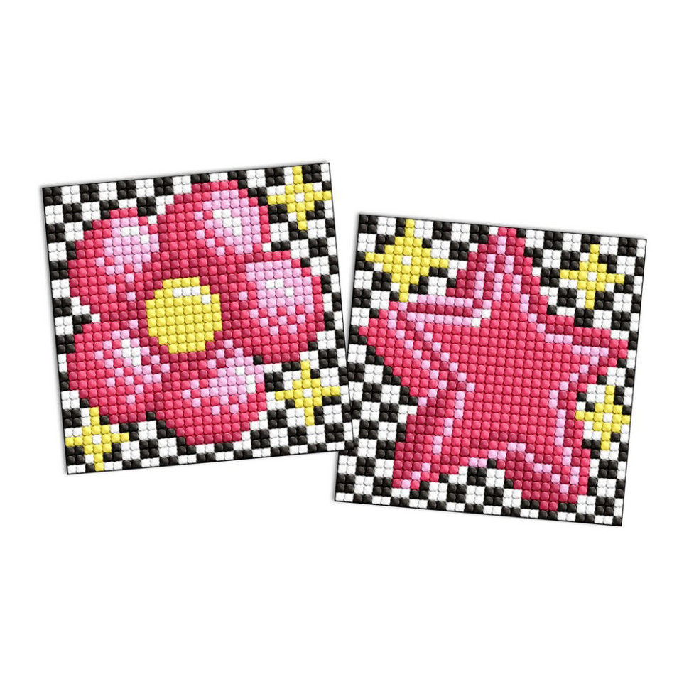 Алмазна мозаїка "LOL Surprise! Квітка і зірка" AMG1181 на самоклеючій основі 9x9 см Вінниця - фото 1