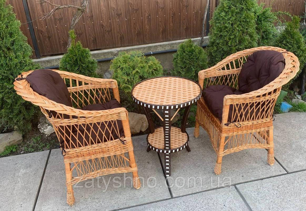 Недорогі плетені меблі для вулиці Київ - фото 3