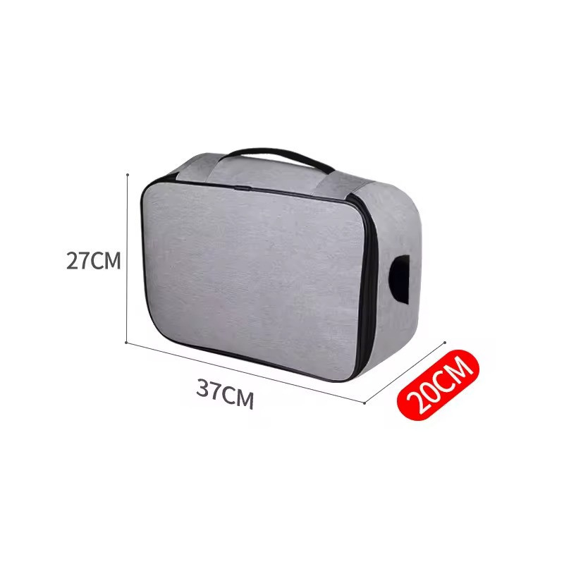 Сумка-органайзер для документов с замком водонепроницаемая на 5 отделений,серая Каменец-Подольский - изображение 2