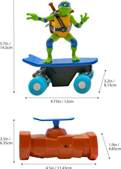 Фигурка Черепашки-ниндзя Донателло Леонардо на управлении TMNT.  Оригинал! Харьков - изображение 7