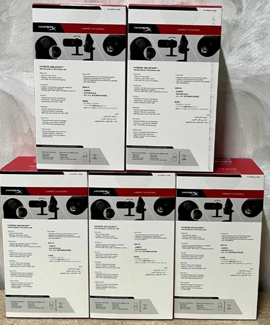 Микрофон для ПК / для стриминга , подкастив : Hyper X SoloCast Black.Новые! Киев - изображение 2