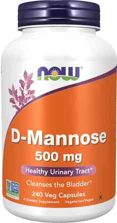 D-манноза Now Foods D-Mannose 500mg 240 vcaps Киев