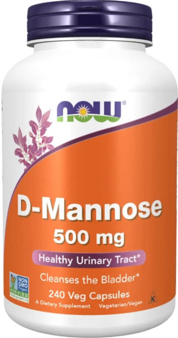 D-манноза Now Foods D-Mannose 500mg 240 vcaps Киев - изображение 1