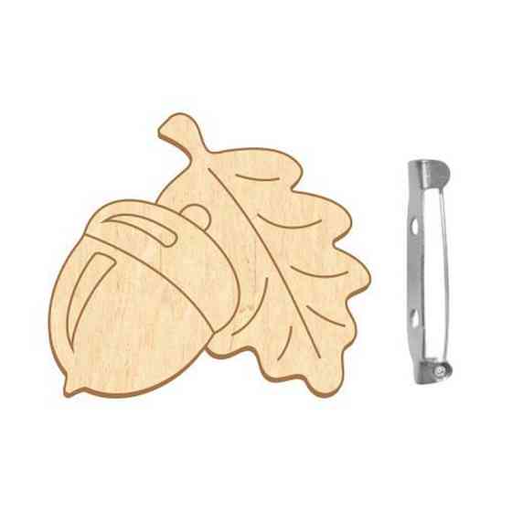 Заготовка броши для раскрашивания 