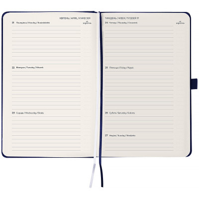 Тижневик Axent датований 2026 Partner Strong 125х195, синій (8505-26-02-A) Вінниця - фото 5