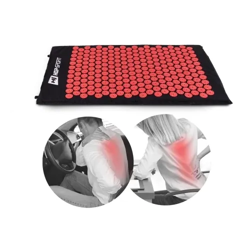 Мат для акупунктури Hop-Sport C072 чорний із червоним Київ