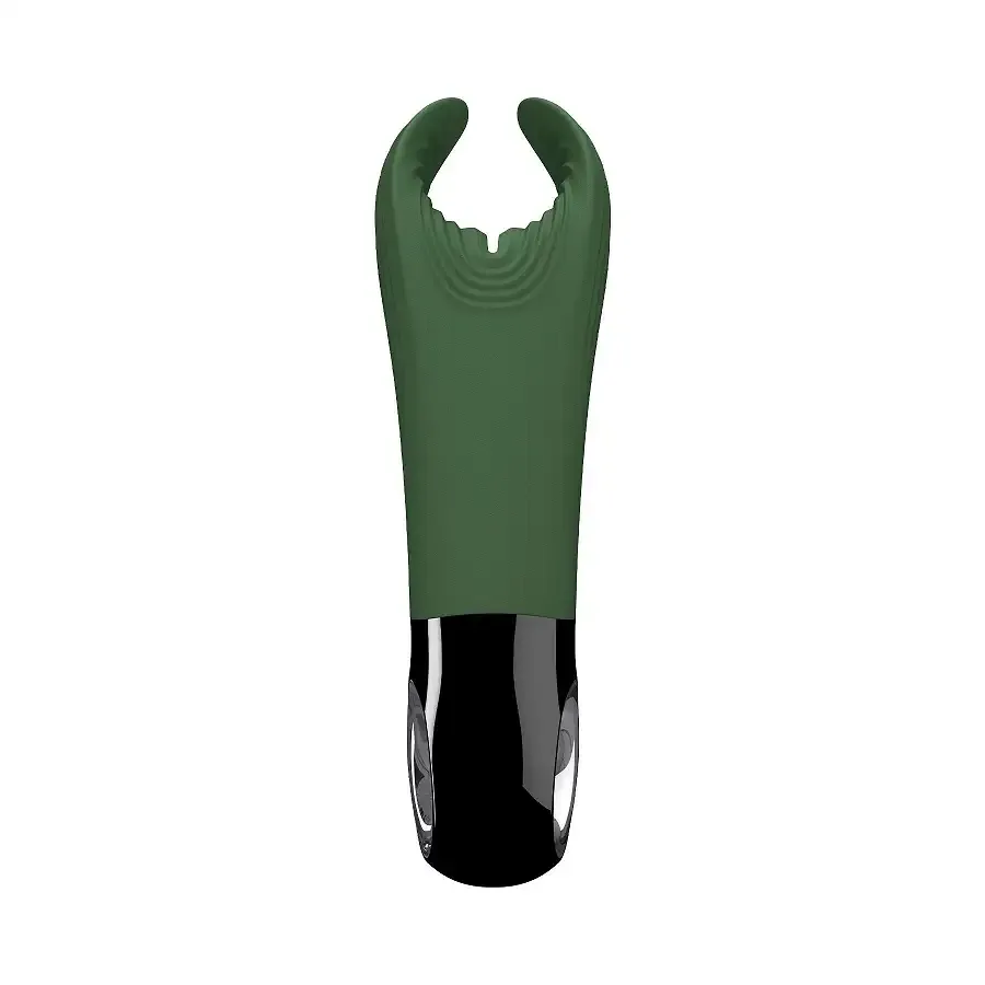 Вібратор для пеніса Fun Factory MANTA moss green/black, підходить для парних ігор Львів - фото 4