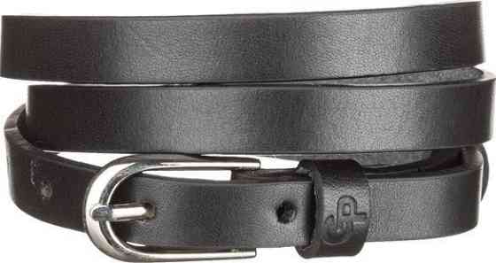 Ремінь жіночий Grande Pelle 11072 тонкий Чорний Київ