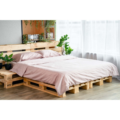 Пододеяльник Ardesto Mix&Match сатин 160х220 см пудра (ART1622DVP) Винница - изображение 3