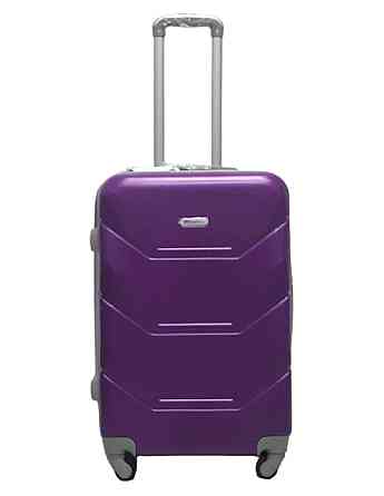 Валіза пластикова MILANO BAG 147 середня 65 см фіолетова Київ