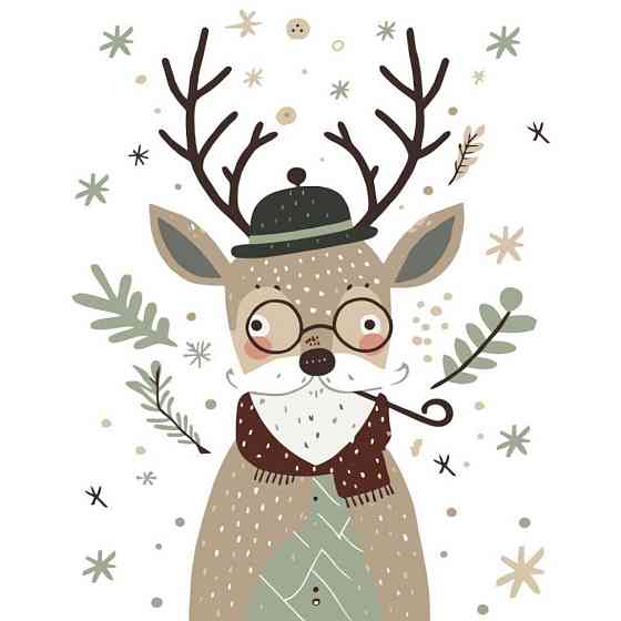 Картина за номерами "Містер Олень" 11592-AC 40x50 см Вінниця