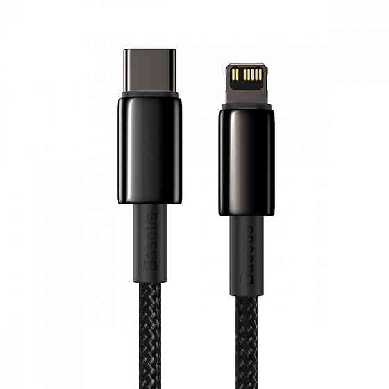 Кабель Baseus Tungsten Gold Type-C to Lightning PD 20W 1м чорний Львів