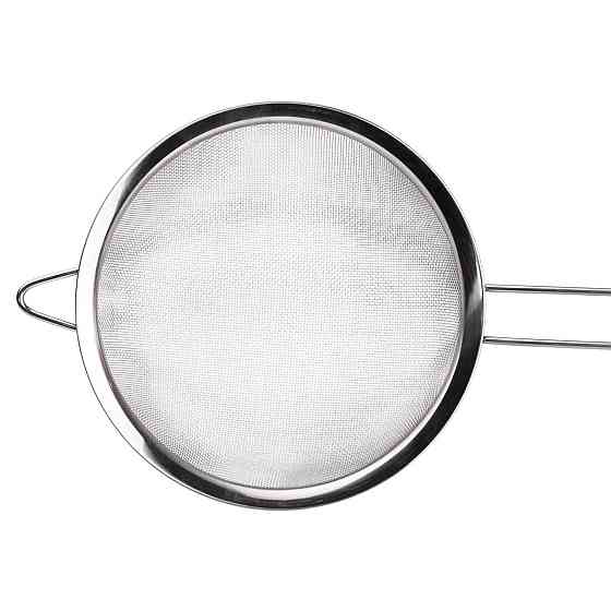 Сито друшляк з ручкою 20 см дрібнокомірчаста сітка з нержавіючої сталі HP-19-13 Коломия