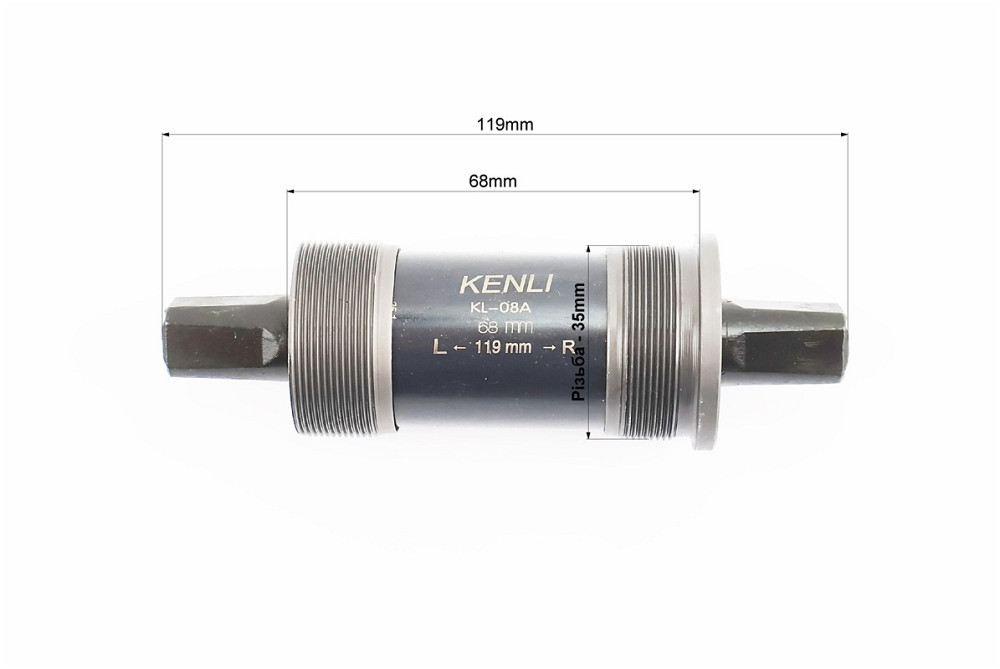 Картридж-каретка "квадрат" MTB 68х119мм, KL-08A Київ - фото 2