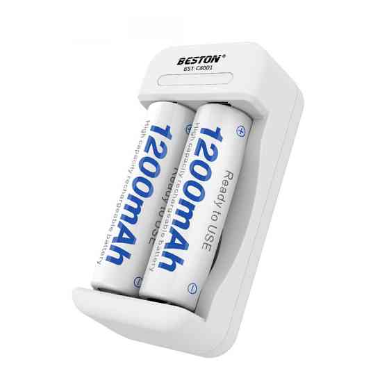 Комплект зарядка та два акумулятора AA Beston BST-C8001-AA Київ