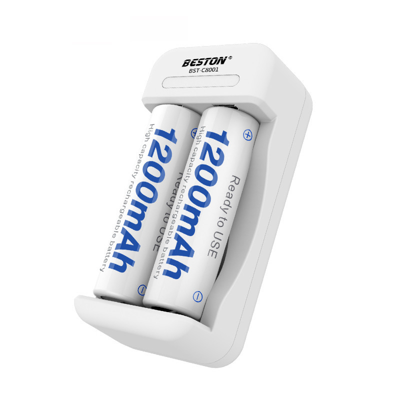 Комплект зарядка та два акумулятора AA Beston BST-C8001-AA Київ - фото 1