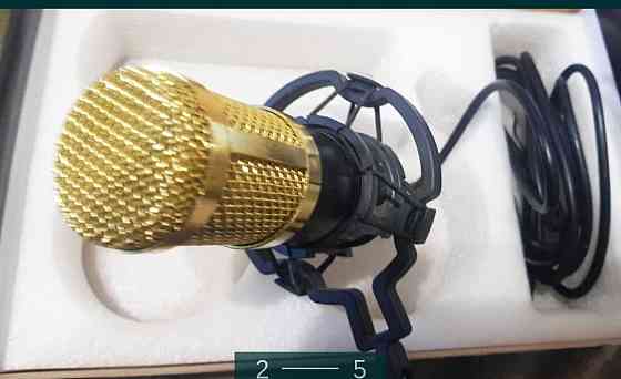 Микрофон студийный конденсаторный, Для стримов,записи треков! Киев