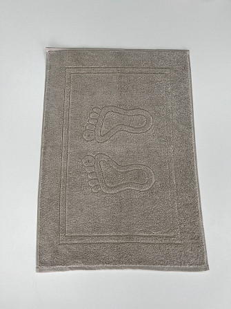 Махровий рушник для ніг Ideal Textile 50х70 килимок світло-бежевий 700 г/м2 (56861171) Чернівці - фото 7